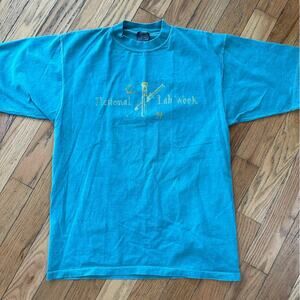 Vintage 1994 National Lab Week Short Sleeve Graphic Tee Size L